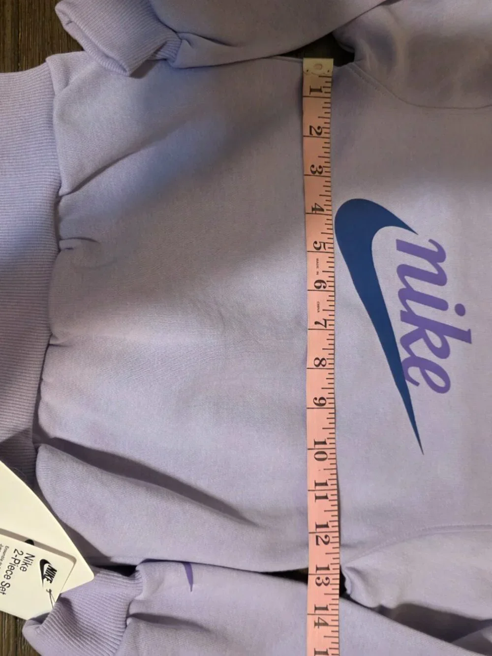 Nike Little Girls Graphic Crewneck Sweatshirt NWT Lavender Purple 4T